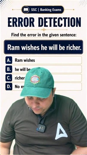 ERROR DETECTION | FIND THE ERROR | ENGLISH BY ANUBHAV SIR