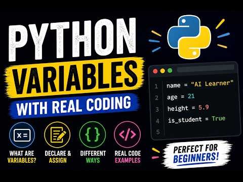 Python Day 3 Variable Declaration ways