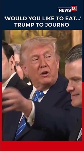 Trump’s Dinner-Time Question to Journalist Goes Viral | #watch | N18S