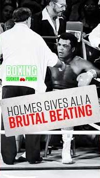 🥀 ALI vs HOLMES — A NIGHT WE WISH WE COULD FORGET | MuhammadAli #OnThisDay #Boxing