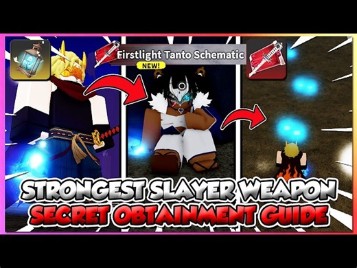 Slayers 2 *NEW* How To Get Firstlight Tanto Fast + Full Guide! (STRONGEST SLAYER WEAPON)