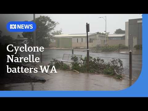 Severe Tropical Cyclone Narelle brings wild weather to WA coast | ABC NEWS
