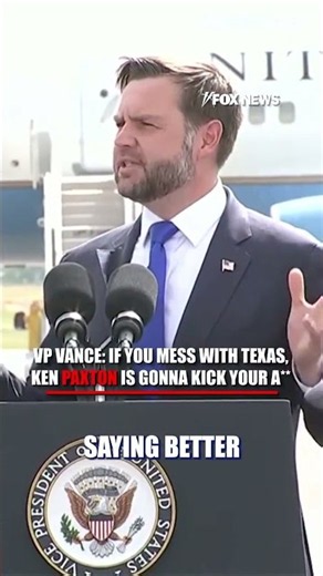 'KICK YOUR A**': Vance puts fiery spin on ‘Don't Mess with Texas’ #texas #shorts #politics