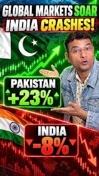 Global Markets Soar, Indian Market Crashes! Why FIIs Are Dumping India? 🚨 Stock Market Truth