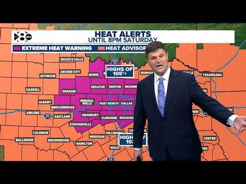 DFW Weather | Dangerous heat this weekend in 14 day forecast