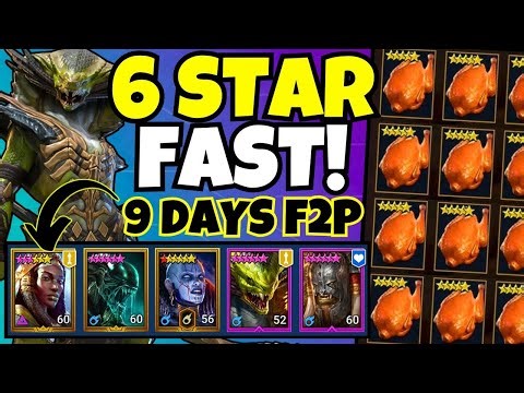 How To Make FAST 6 STAR Champions! - *Five 6⭐ in 9 Days* [Raid: Shadow Legends]