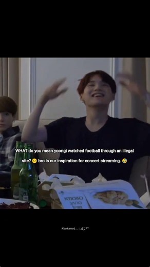 Yoongi watching football through an ille§al stream? he's just like us fr. 💀😂🤣