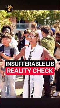 Insufferable lib student served reality check in debate | TPUSA