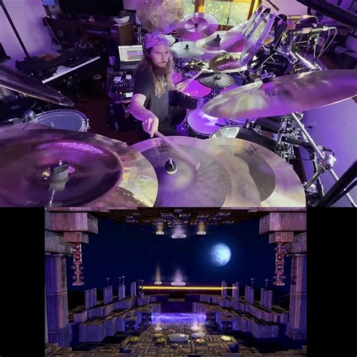 Covering Heavy Light by Animusic (clip 1) #drums #cover #music #animusic