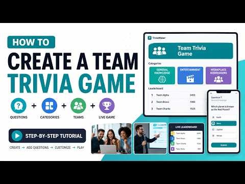 How to Create a Team Trivia Game (Step-by-Step Tutorial) #trivia #triviagames #triviagame #teamgames