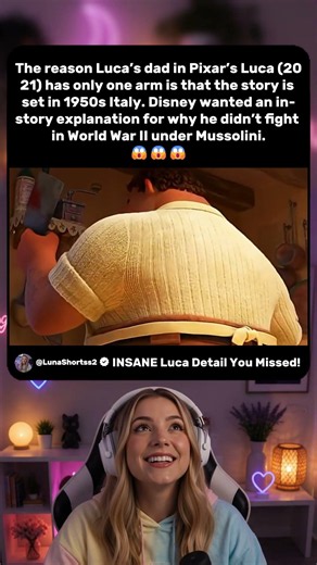 INSANE Luca Detail You Missed! 😱😱😱😱#Luca #Pixar #Disney #MovieFacts #Shorts