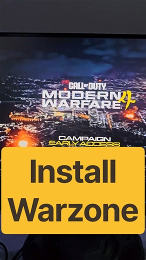 How To Install Warzone On Call Of Duty Modern Warfare 4 #MW4 #ModernWarfare4 #Warzone #InstallWarzon