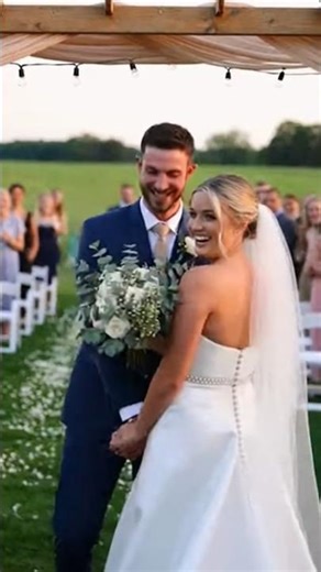 “Unexpected Wedding Moment… Bride’s Dress Falls at the Altar!” #shorts