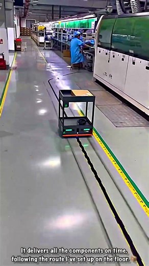 Smart Logistics: AGV Automatic Navigation in Production Line