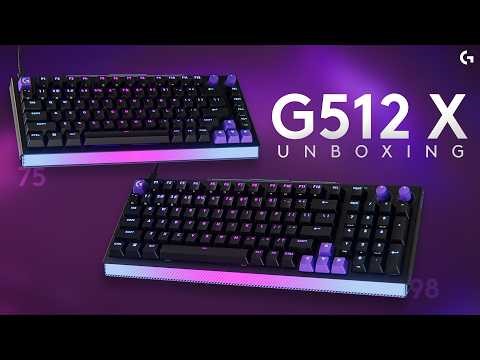 Logitech G512 X Unboxing and Setup