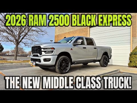 2026 RAM 2500 Black Express: The New Affordable Middle Class Truck!