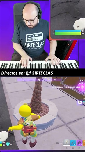 👉 Tocando el tema de Oogie Boogie de The Nightmare Before Christmas mientras juego Fortnite 🎹🎲🔥