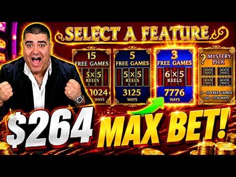 Non-Stop BONUSES & JACKPOTS On High Limit Dancing Drums Slot