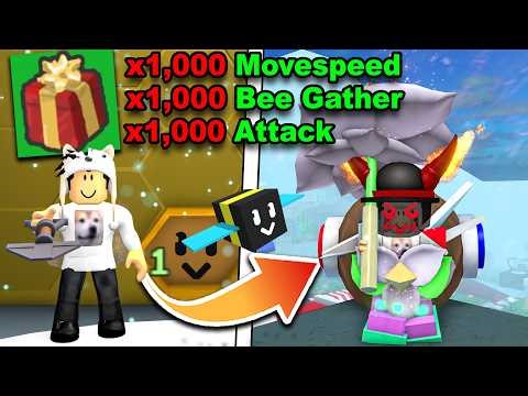 I Made Bees 1000x STRONGER in Bee Swarm Simulator