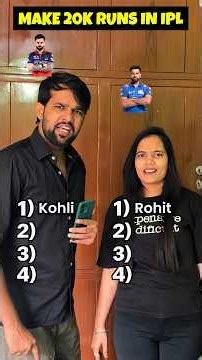 20k Runs by 4 Batsman challenge in IPL 😲 #ipl #shorts #viratkohli