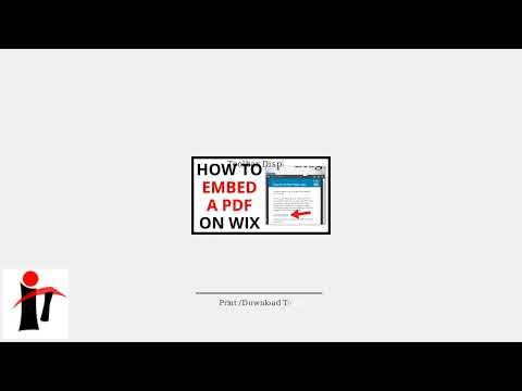 How to Add or Embed a PDF in Wix – Viewer App & File Upload