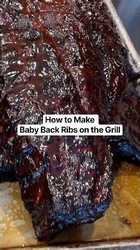 CLASSIC BABY BACK RIBS ON THE WEBER! #babybackribs #ribsrecipe #bbqrecipe #webergrill #backyardbbq