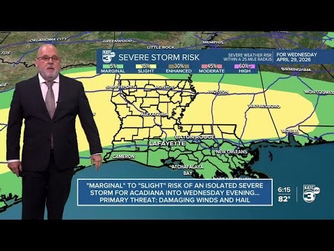 ROB'S 6PM WEATHER FORECAST KATC 04-29-26