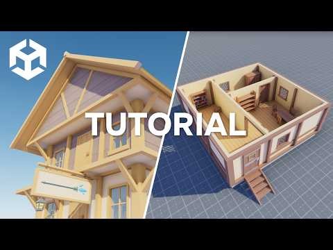Low Poly Modular Medieval Buildings Pack: Unity Tutorial