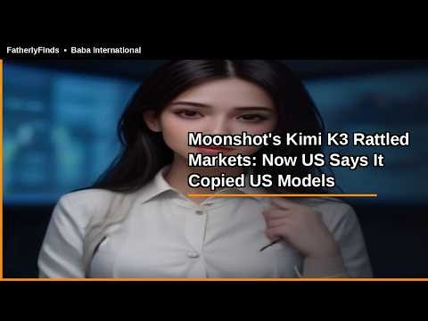 Moonshot's Kimi K3 Rattled Markets: Now US Says It Copied US Models