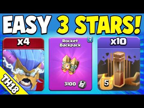 This Easy Ground Attack CRUSHES TH18 Meta Bases! TH18 Attack Strategy (Clash of Clans)