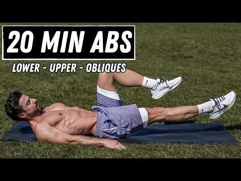 20 Minutes Complete ABS WORKOUT | Follow Along | Rowan Row