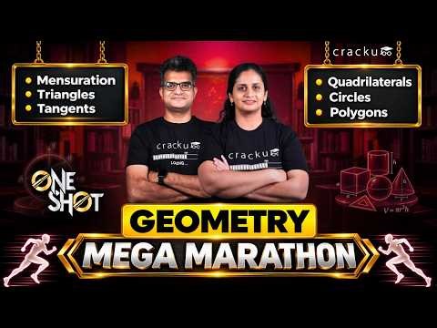 CAT 2026: Geometry One Shot Mega Marathon | CAT Quant Preparation by Maruti Sir & Sayali Ma’am