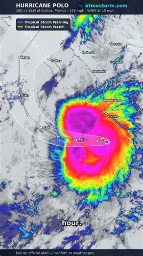 Hurricane Polo — Major Hurricane (Category 4).