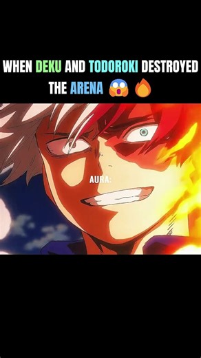 WHEN DEKU AND TODOROKI DESTROYED THE ARENA 😱🔥 | #myheroacademia #edit #amv #anime