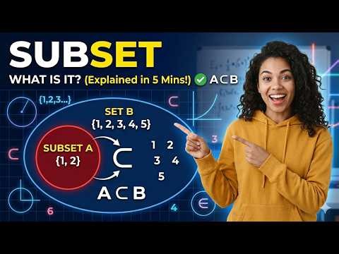 Master Subsets in 5 Minutes! | Sets Theory Explained (with Examples)