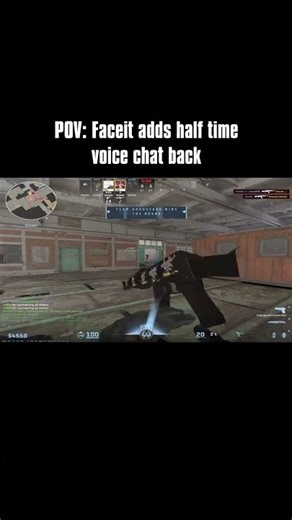 New Faceit half is very chill 💀 #cs2 #cs2update #counterstrike
