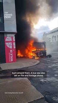 Protests break out in Belfast after video circulates of a brutal street attack in Northern Ireland