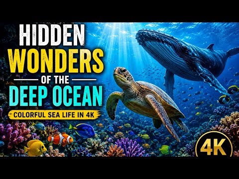 Hidden Wonders of the Deep Ocean | Colorful Sea Life in 4K Ultra HD Cinematic Documentary