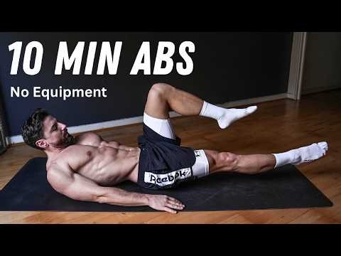 10 Minute ABS | No Equipment | Rowan Row