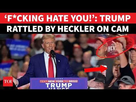 ‘FU*KING HATE YOU!’: Trump Rattled By Heckler On Cam; Big Epstein Bomb Before ‘IMPEACHMENT’ Dig