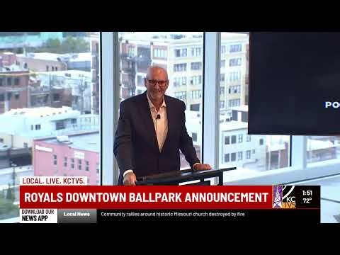 WATCH: Kansas City Royals Hold Special Reveal for Downtown Ballpark