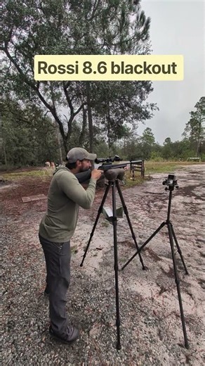 @KineticConsulting1 trying out my new rossi 8.6 blackout single shot rifle before class.