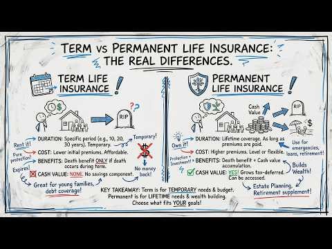 TERM VS PERMANENT LIFE INSURANCE: THE REAL DIFFERENCES