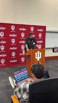 WATCH: Curt Cignetti’s opening statement following IU football loss to Ohio State on Saturday