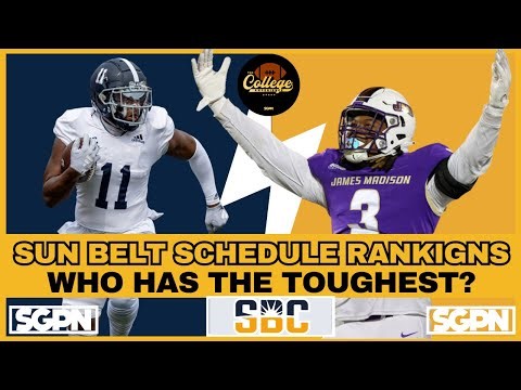 SUN BELT CONFERENCE SCHEDULE RANKINGS 2026 | The College Football Experience