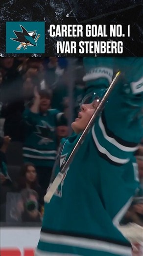 Macklin Finds Stenberg for NHL Goal No. 1 🦈