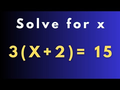 Solving algebraic equation | Solve for X | Find the value of X