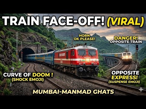 Mumbai to Manmad Train 🚆😱 | Indian Railway Game High Speed Gameplay #indiantrainsimulator #mumbai