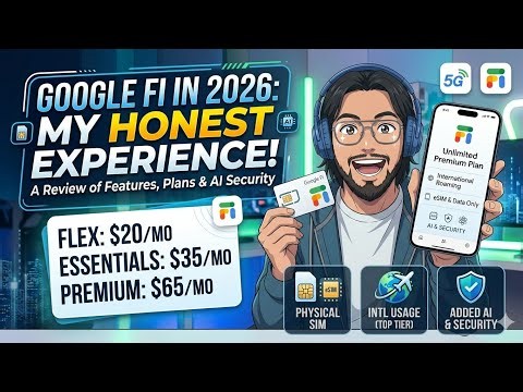 Why I'm Still Using Google Fi In 2026! (Premium Features Explained)