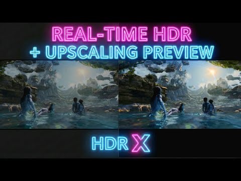 Real-time HDR + AI Upscaling Preview in Video Enhance Studio AI | 4K/8K Enhancement Tutorial